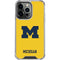 University of Michigan M Logo Yellow iPhone 14 Pro Clear Case